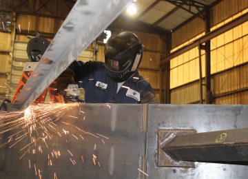 Custom Fabrication Job in Progress at Harbor Fab